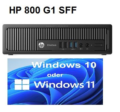 HP Intel 800 G1 / i5 4570 / 4x3.6 GHz/ 16GB RAM/ 500GB SSD / Win10 Pro