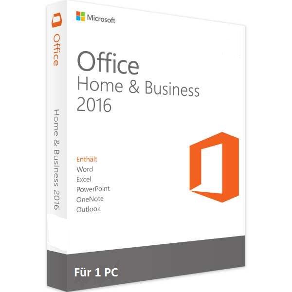 Microsoft Office 2016 Home und Business Edition ESD